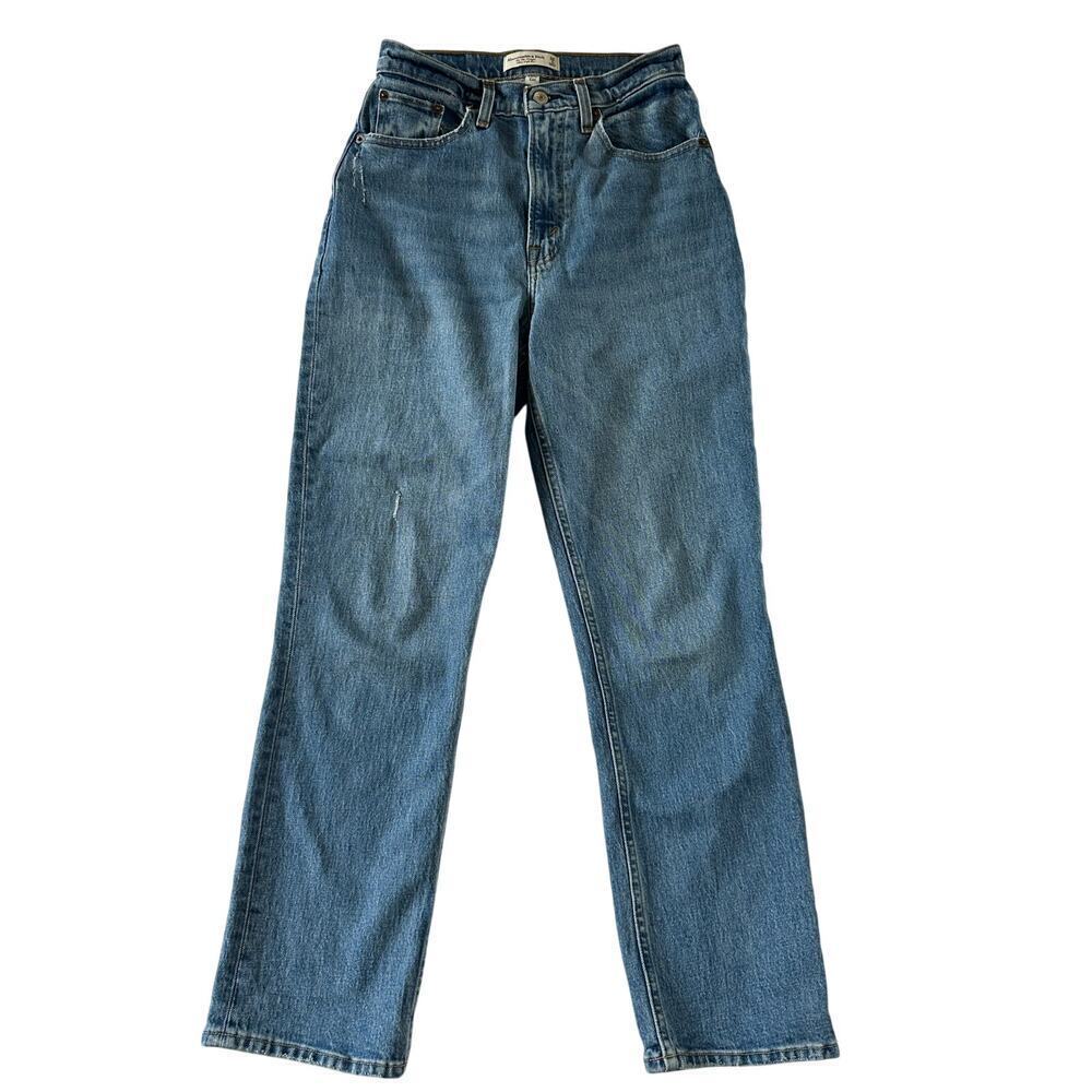 Abercrombie The 90s Straight Ultra High Rise Curve‎ Love Size 26/2S